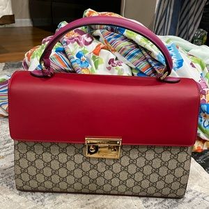 GUCCI Padlock Top Handle Bag